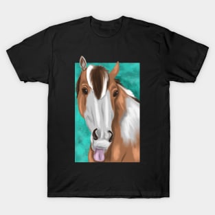 Funny horse drawing T-Shirt